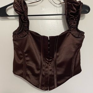 Brown Corset Top